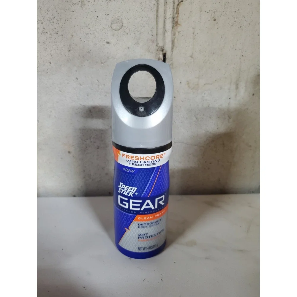 Speed Stick Gear Deodorant Body Spray Clean Peak 4oz (1‎ Bottle)